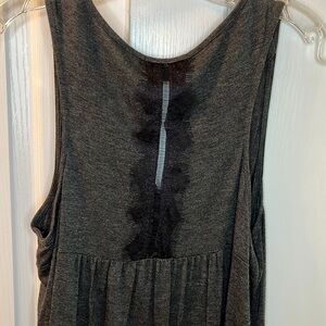 Green Envelope Feminine Grey/Black Tank
